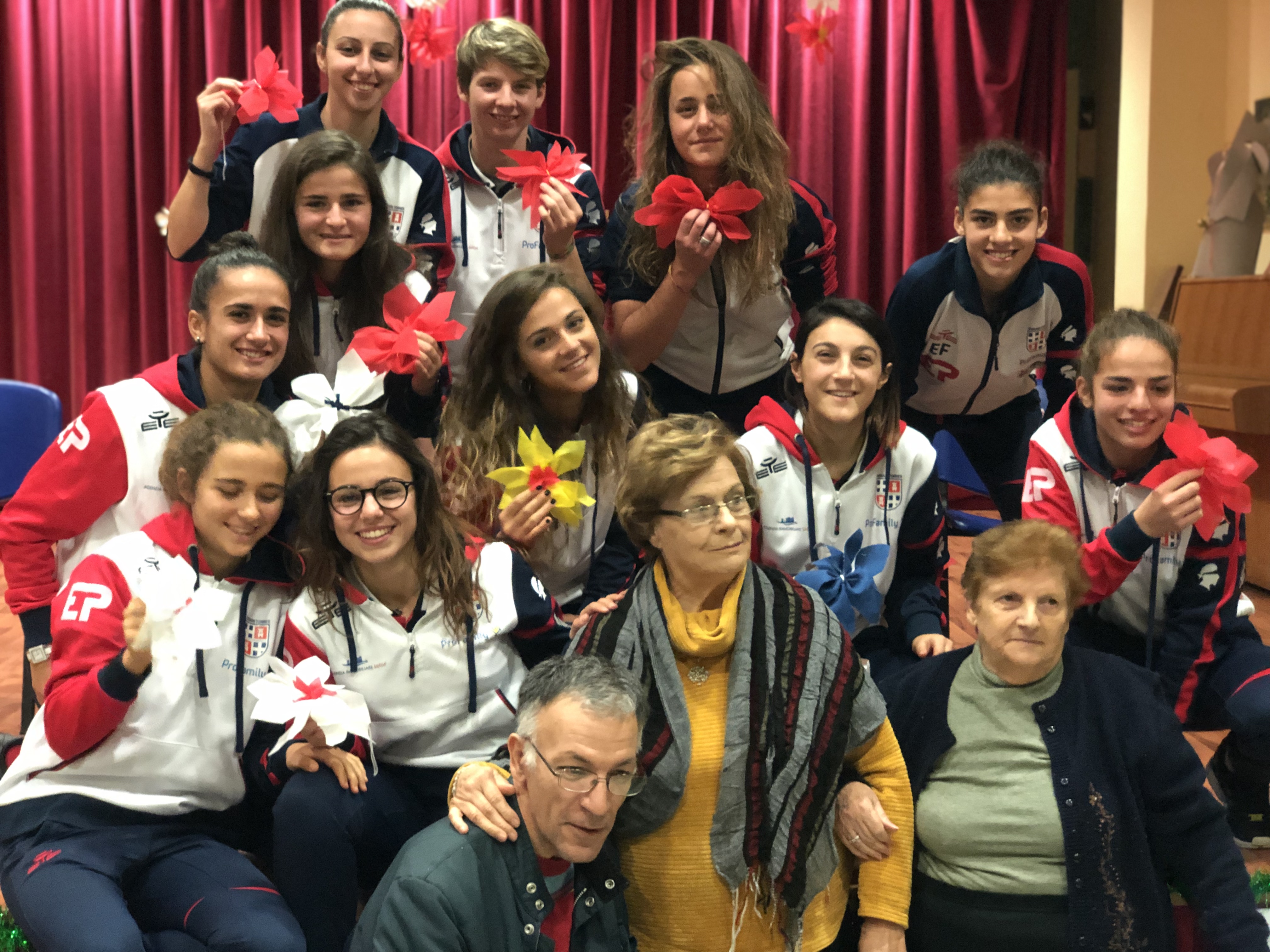 Immagine dell'articolo: Pre-gara Torres vs Pontedera – visita a Casa Serena e