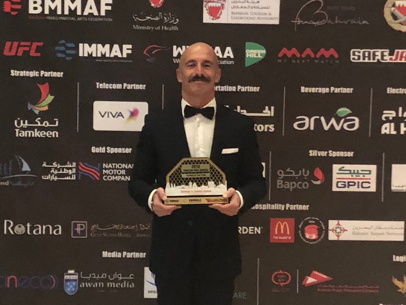 angelo Tarantini Cutman of the year — MUAY THAI SASSARI – Angelo Tarantini cutman dell’anno