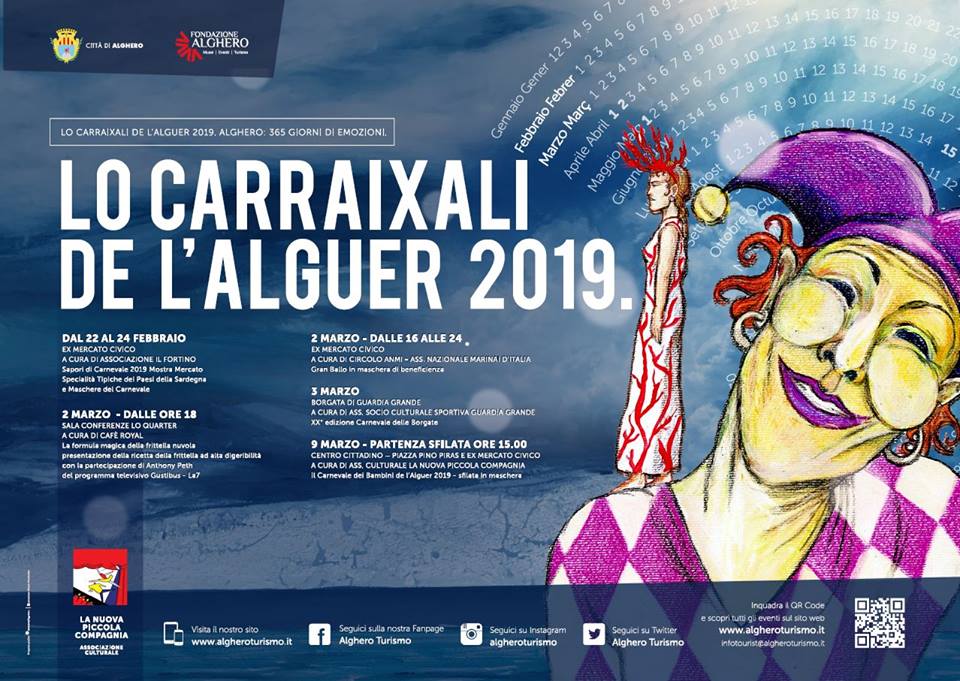 Carnevale Alghero — 365 giorni di emozioni: c’è il Carraixali de l’Alguer