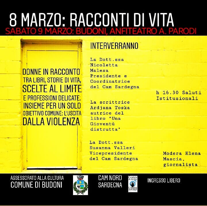 racconti di vita budoni — Budoni:Evento Racconti di vita