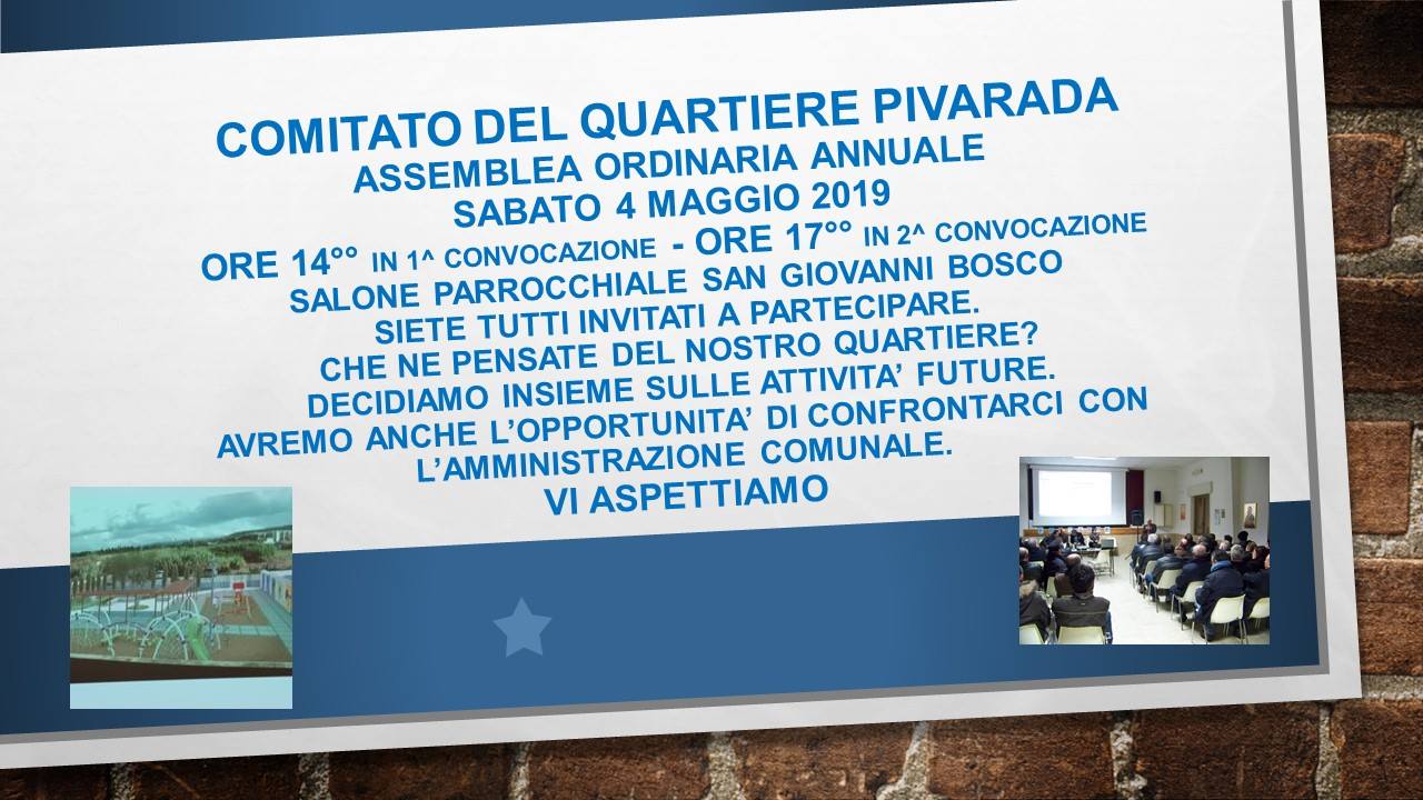 58445050_2375911952691696_3221698481043275776_o — Comitato di quetiere la pivarada, assemblea annuale dei soci