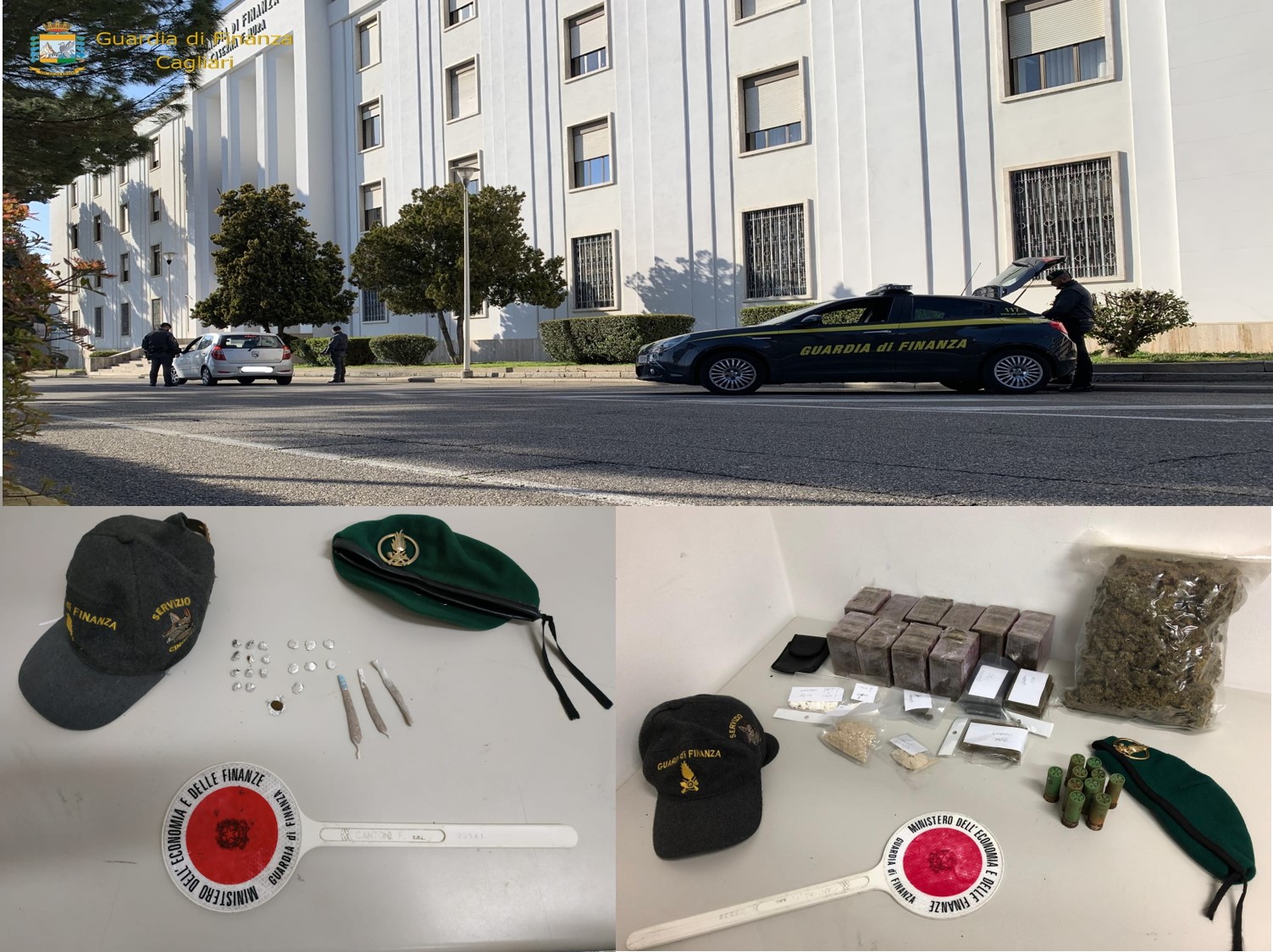 stupefacenti — CONTRASTO ALLO SPACCIO E ALLA DIFFUSIONE DI SOSTANZE STUPEFACENTI. SEQUESTRATI 5,6 CHILI DI HASHISH, 411 GRAMMI DI MARIJUANA, 18 GRAMMI DI COCAINA, 62,8 GRAMMI DI EROINA, 10 CARTUCCE CAL. 12 ED UN MOTOCICLO. 10 SOGGETTI SEGNALATI ALLA