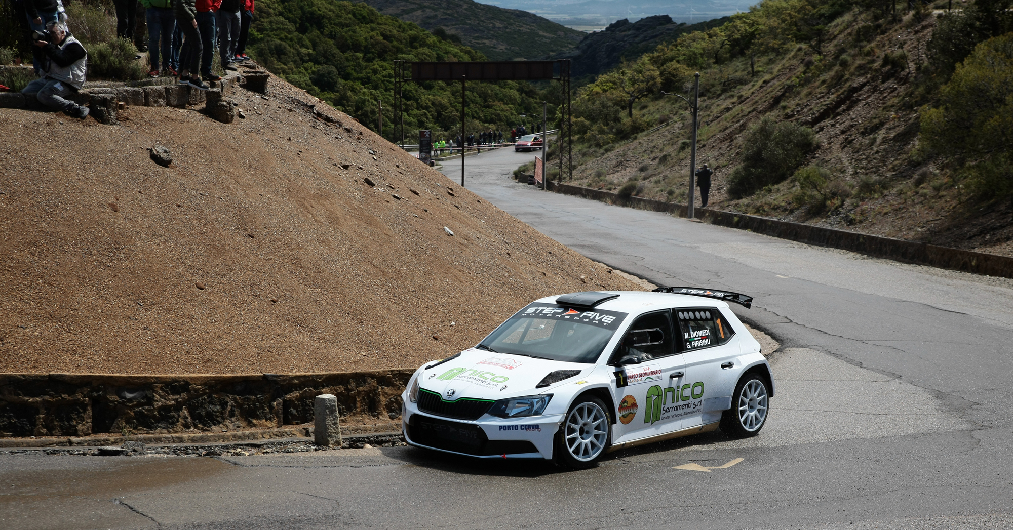 Diomedi-Pirisinu_Primi assoluti Rally del Parco Geominerario della Sardegna 2019_ps Guspini-Montevecchio — Comunicato stampa. I portacolori della Scuderia Porto Cervo Racing svettano nel “Rally del Parco Geominerario della Sardegna”