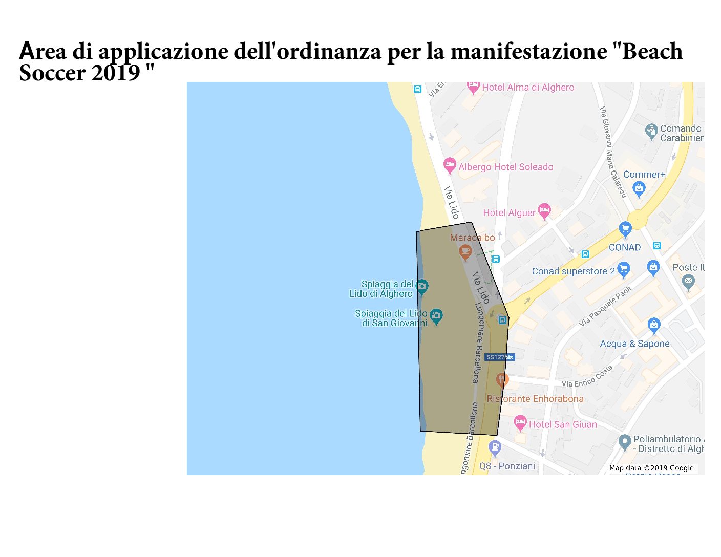 ord 2019_17_allegato planimetria — ordinanza divieto vetro e lattine Beach Soccer