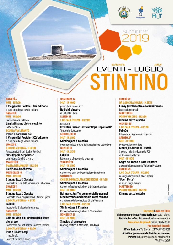 COMUNE DI STINTINO Spettacoli, musica e gastronomia per l'estate stintinese Sardegna Press COMUNE DI STINTINO Spettacoli, musica e gastronomia per l'estate stintinese Sardegna Press