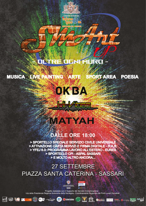 locandina informagiovani 27 settembre — Sassari: L’Informagiovani torna in piazza con smART up!