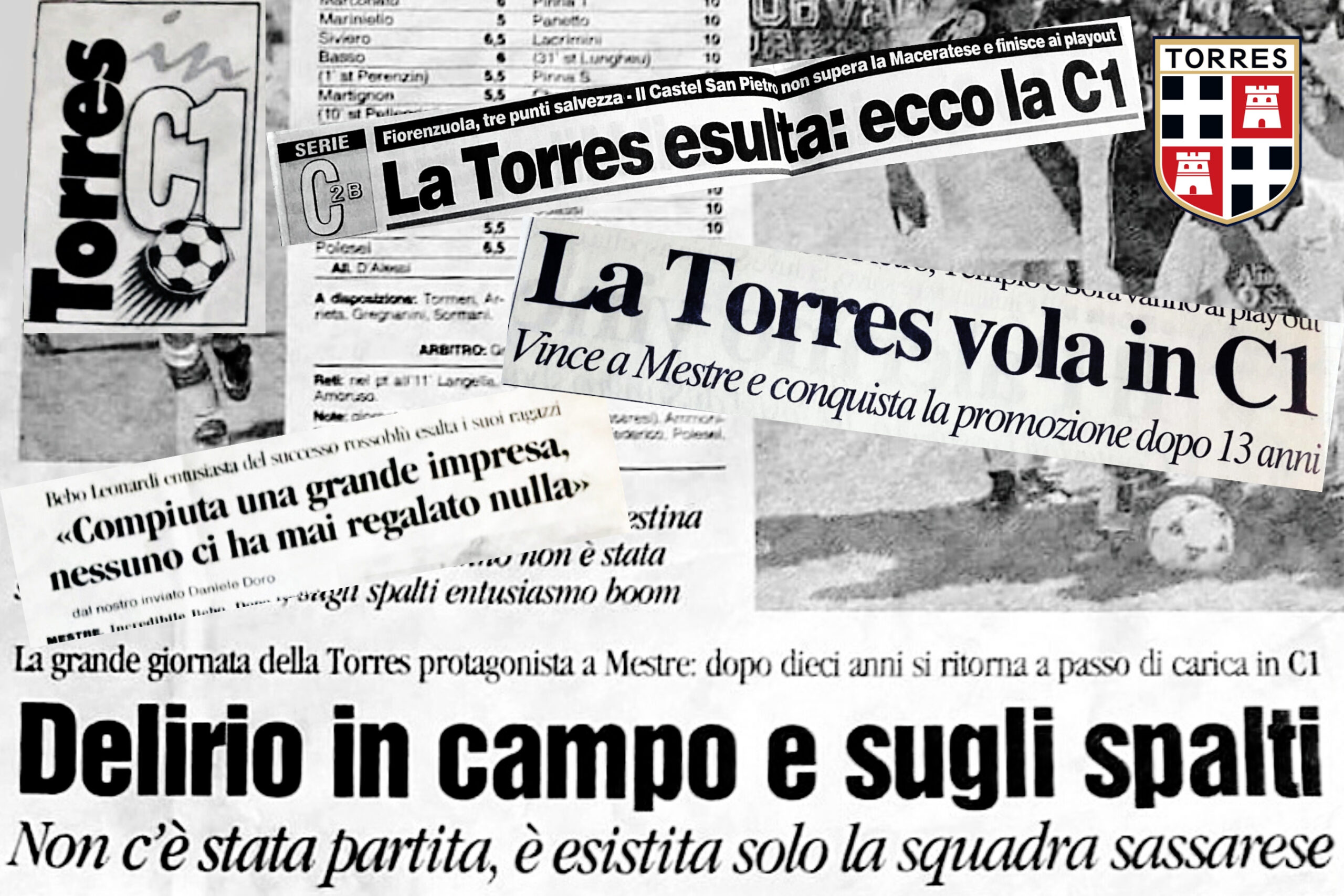 copertina 20anni — Mestre – Torres 20 anni dopo | La promozione in C1 stagione 99/00
