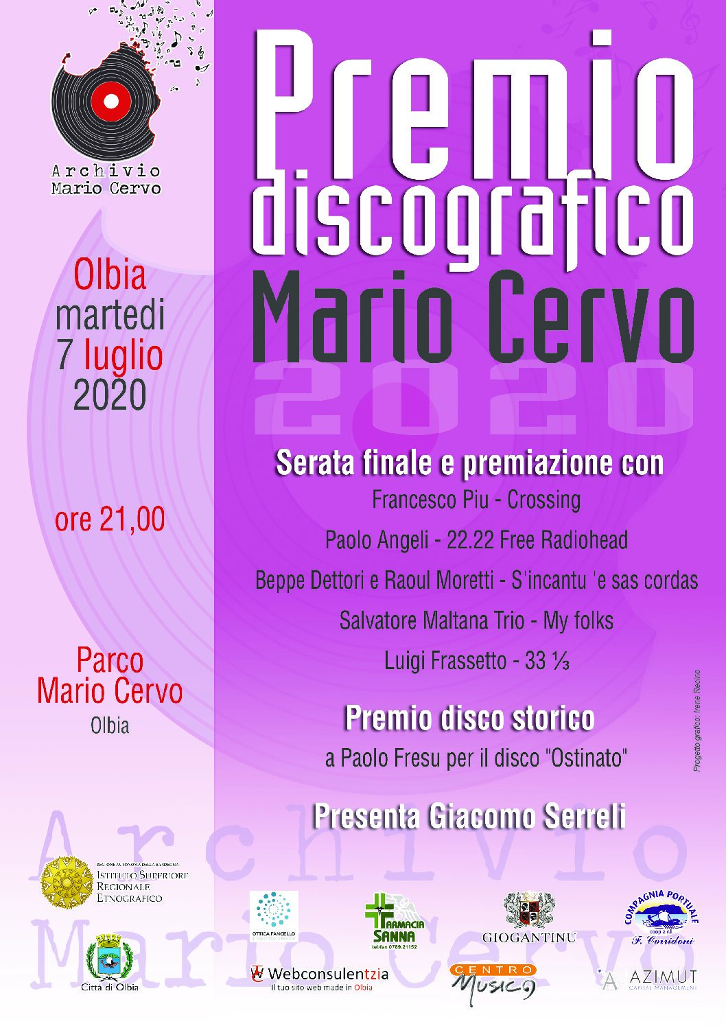 LOCANDINA premio 2020 — Comunicato Stampa Premio Mario Cervo, edizione 2020