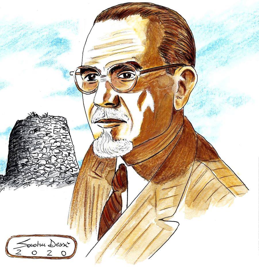 illustrazione di Sandro Dessì per la manifestazione — Festival Premio Emilio Lussu, la VI edizione a Cagliari dall’1 al 6 ottobre
