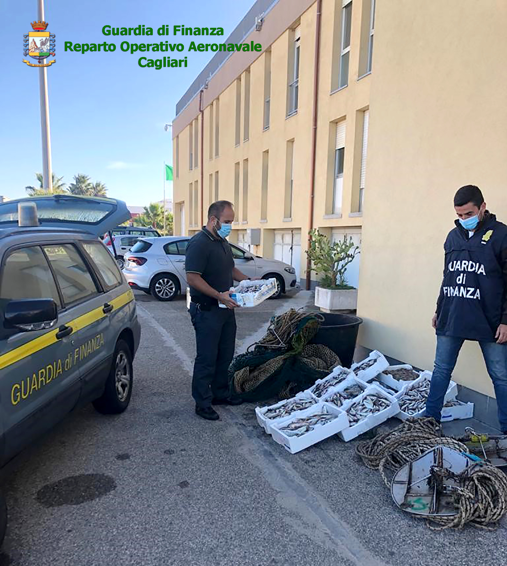 Immagine dell'articolo: GUARDIA DI FINANZA CAGLIARI: PESCA ILLEGALE A STRASCICO NEL PORTO DI CAGLIARI.