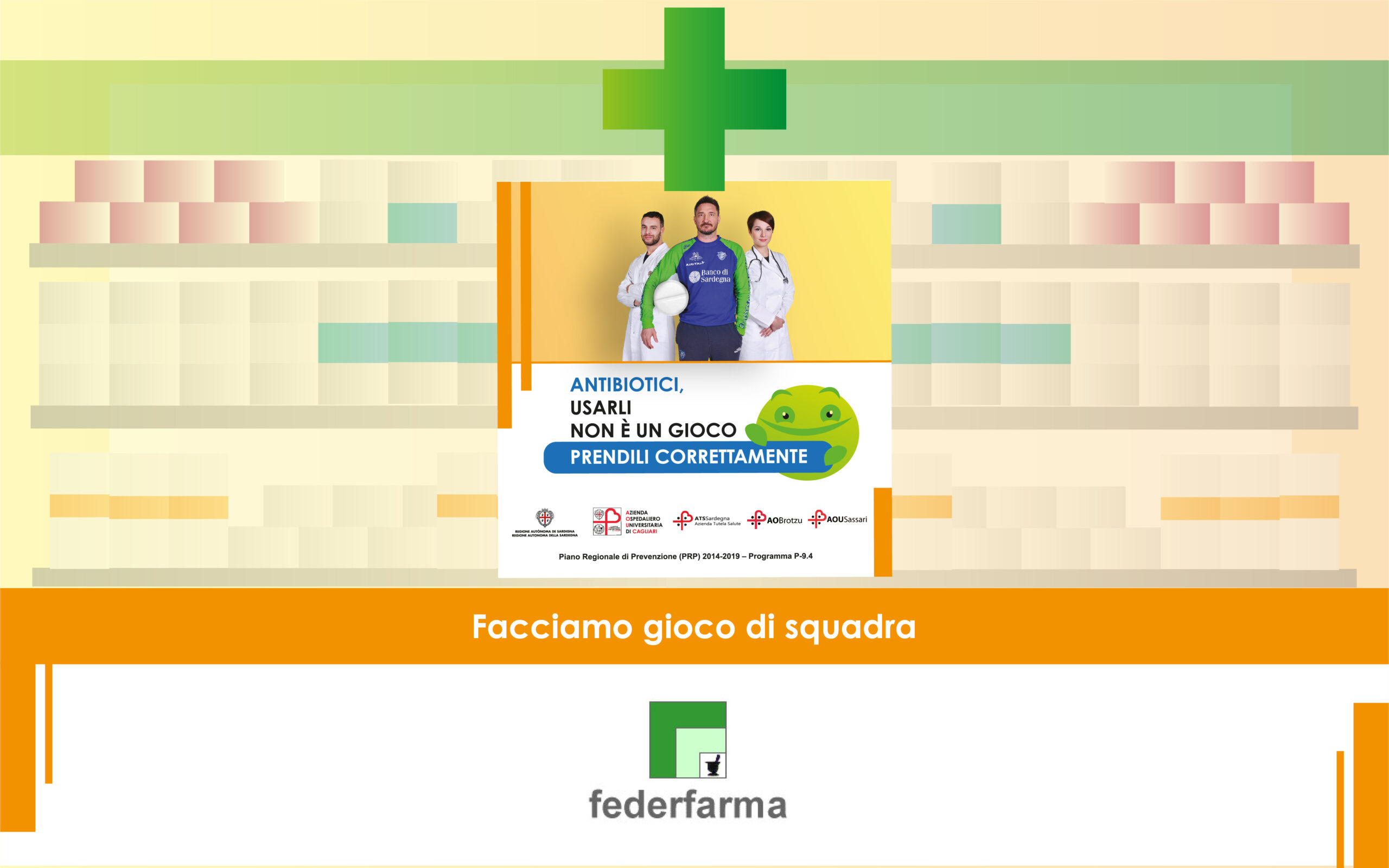 Federfarma_antibiotici_1280X800-22 — Antibiotici, usarli non è un gioco: scende in campo Federfarma: tutte le farmacie della Sardegna distribuiranno i dépliant e le brochure della campagna