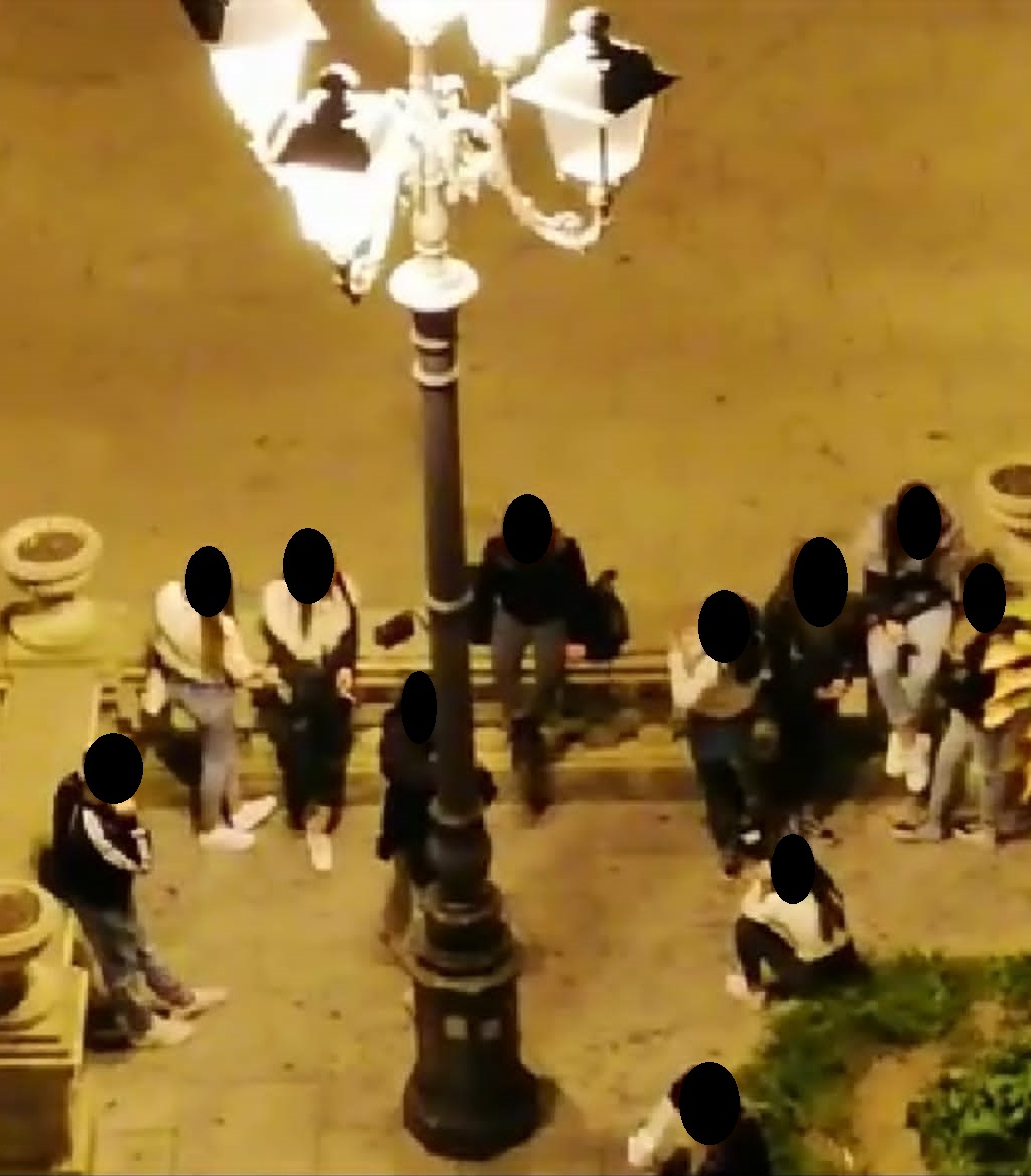 assembramenti2 — Coronavirus, nove sanzioni della Polizia locale in un giorno