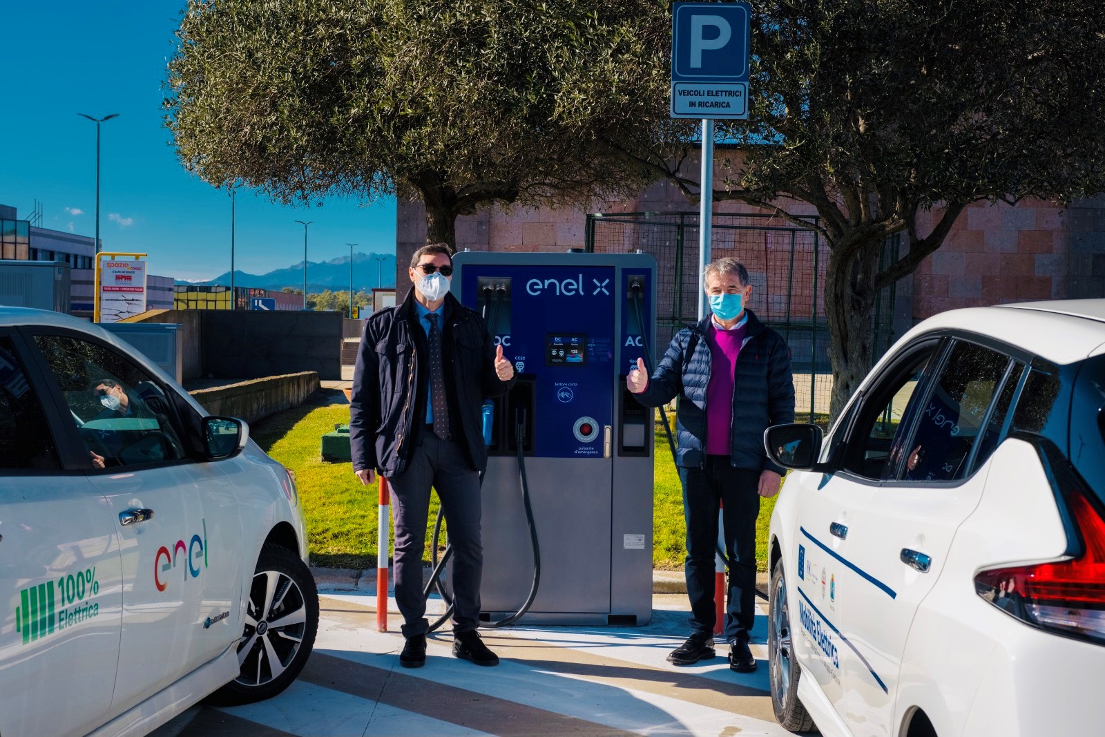 Enel X — Comunicato stampa – Olbia apre sempre più verso la mobilità elettrica: attivate le prime infrastrutture di ricarica Enel X