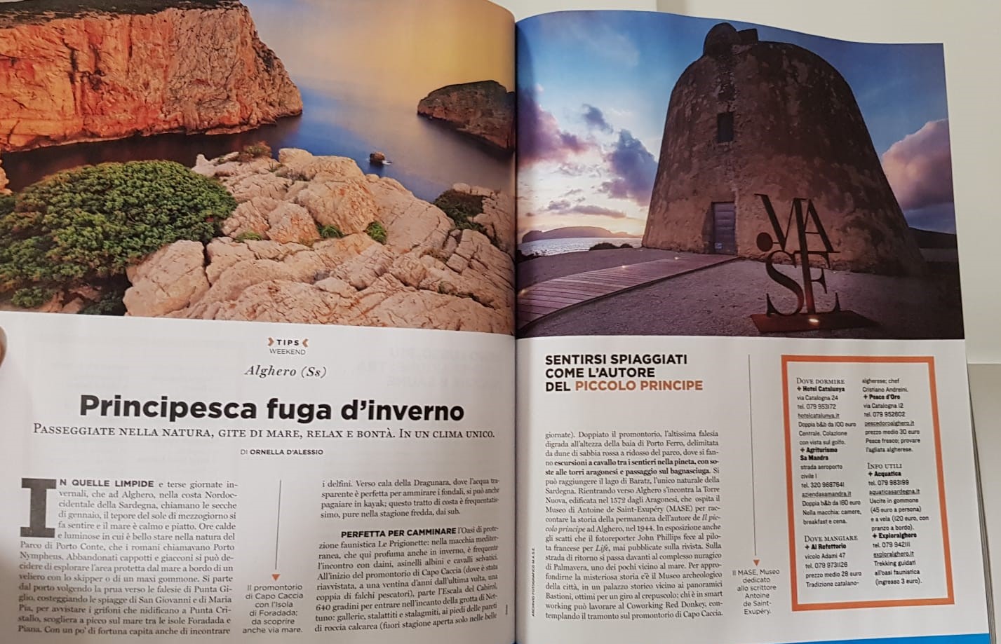 Style — Alghero e Parco di Porto Conte sul Magazine Style del Corriere della Sera