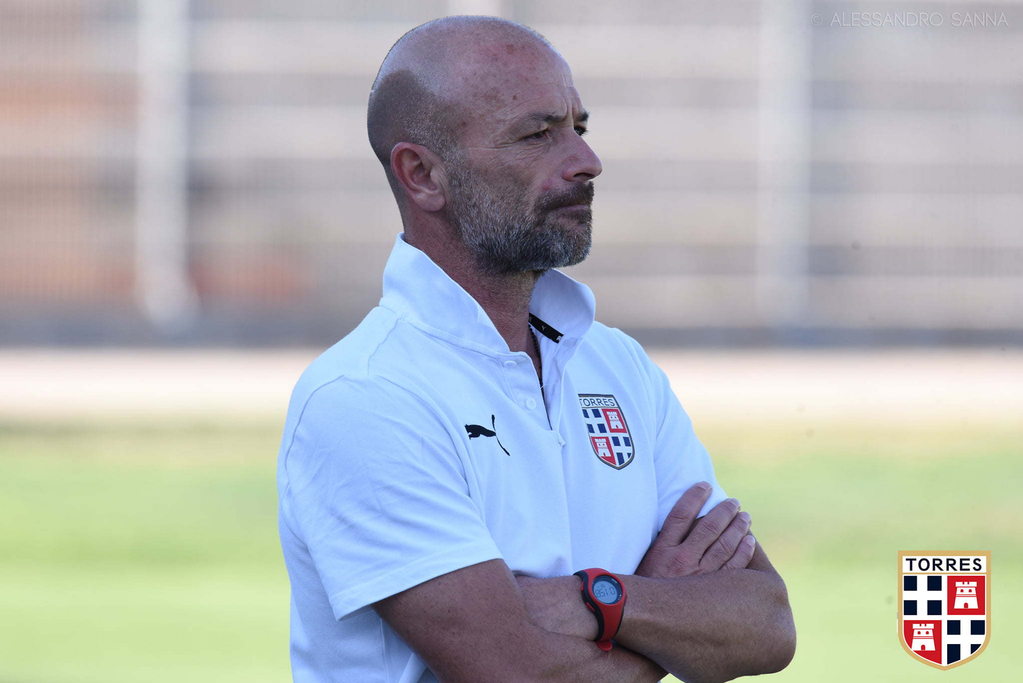 Mister-Alfonso-Greco-foto-Alessandro-Sanna — Torres calcio: Programma settimanale // calendario amichevoli