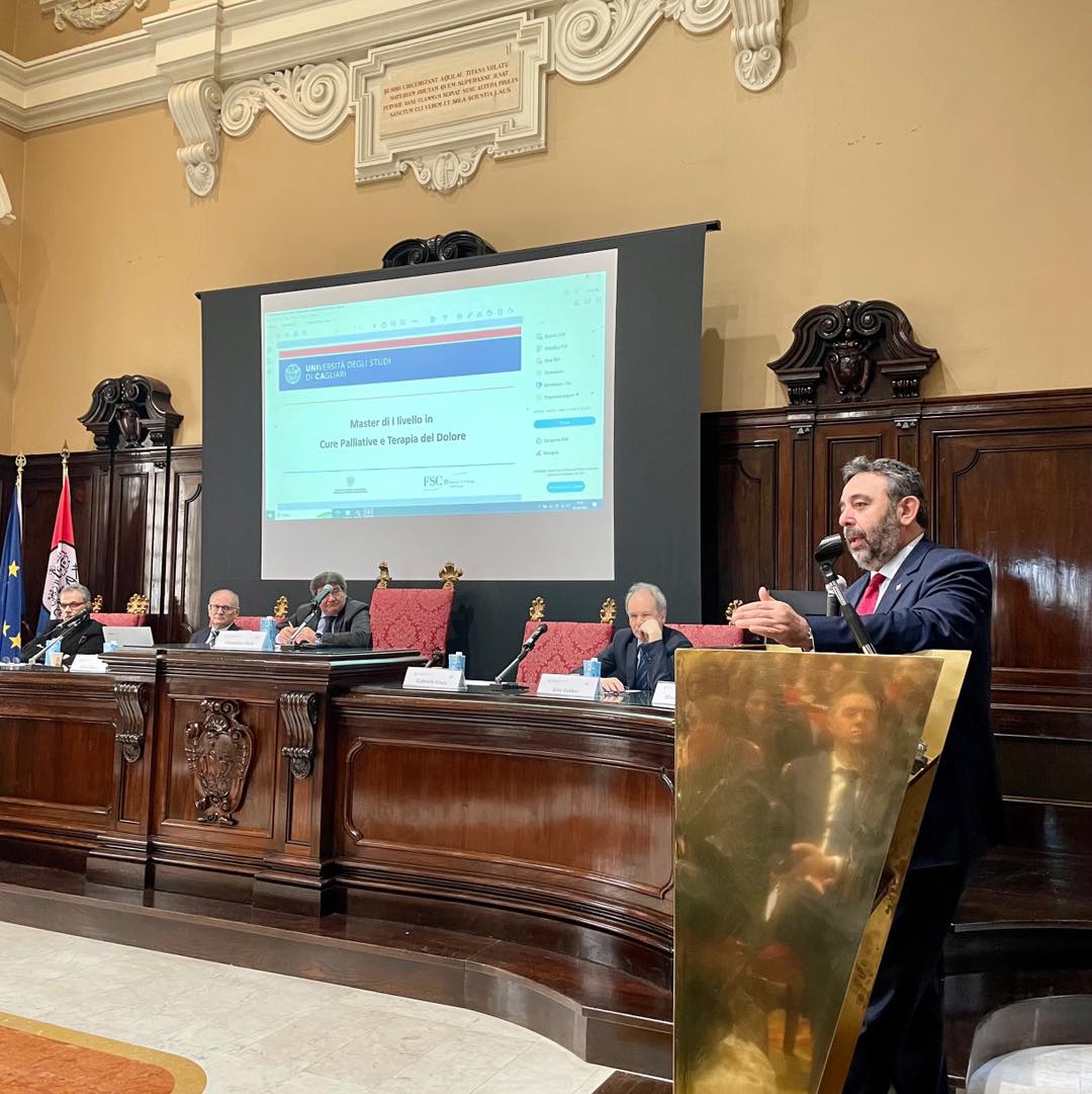 CarloDoria — CURE PALLIATIVE E TERAPIA DEL DOLORE Concluso il primo Master dell’Università di Cagliari Il traguardo finale raggiunto il 2 febbraio, con la discussione delle tesi del master di primo livello diretto dal professor Gabriele Finco.