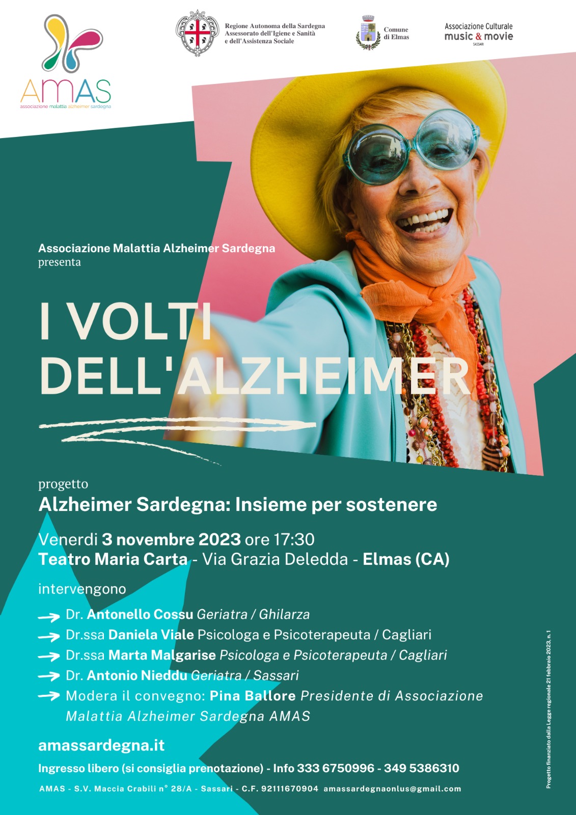 loca_Elmas Alzheimer — Venerdì a Elmas “I volti dell’Alzheimer”