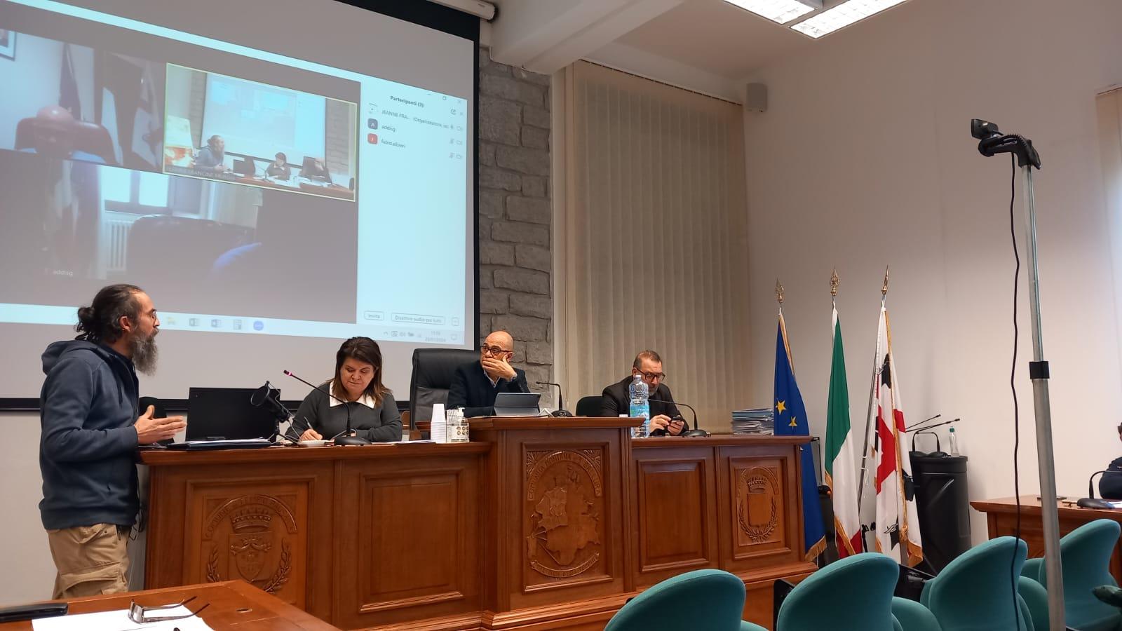 Unione-dei-Comuni-Alta-Gallura-Gianni-Monteduro — Proficuo incontro del Comitato Gallura contro la Speculazione Eolica e Fotovoltaica con l’Unione dei Comuni dell’Alta Gallura