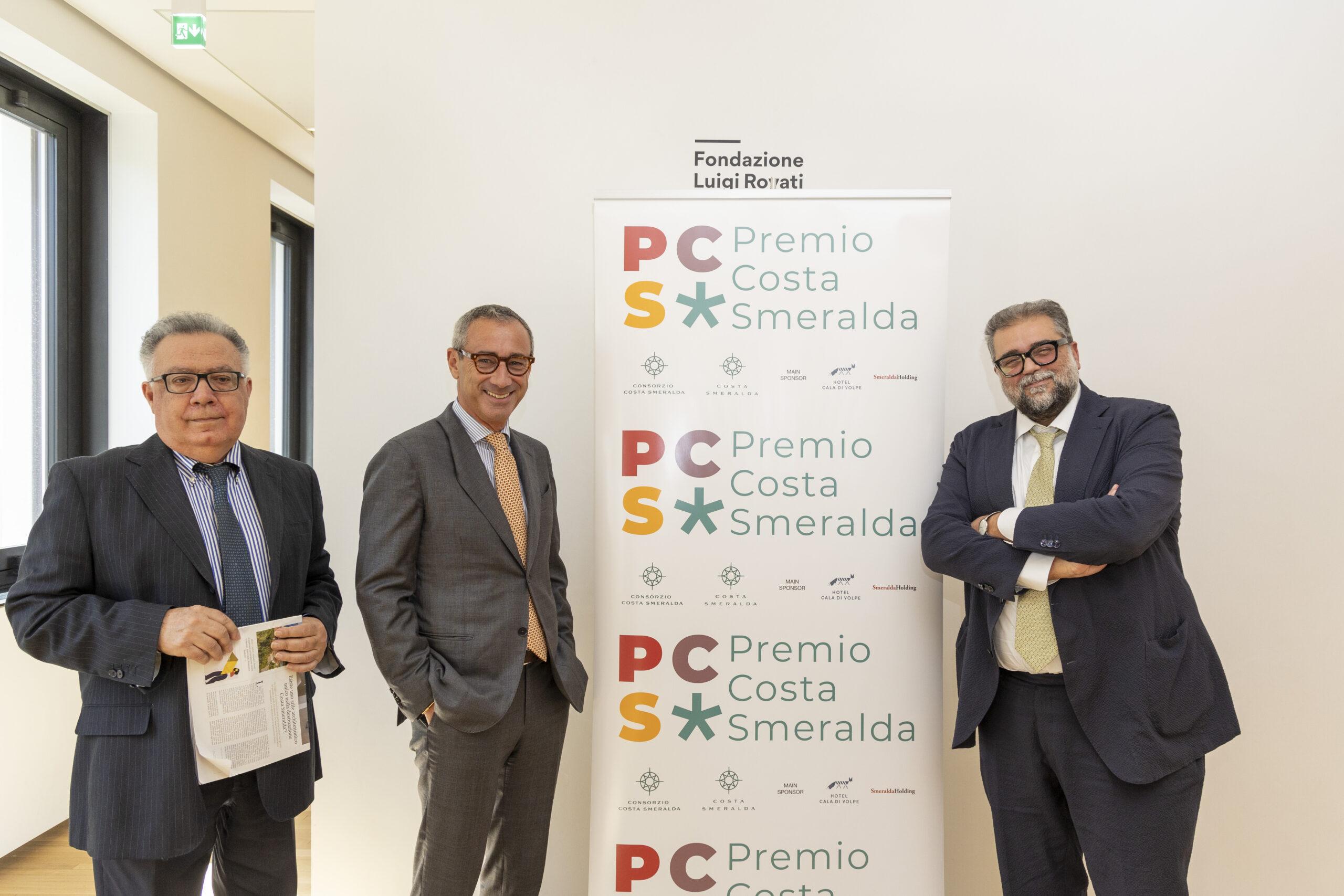 CCS_PCS2024_da sx Renzo Persico, Mario Ferraro e Stefano Salis — PREMIO COSTA SMERALDA 2024