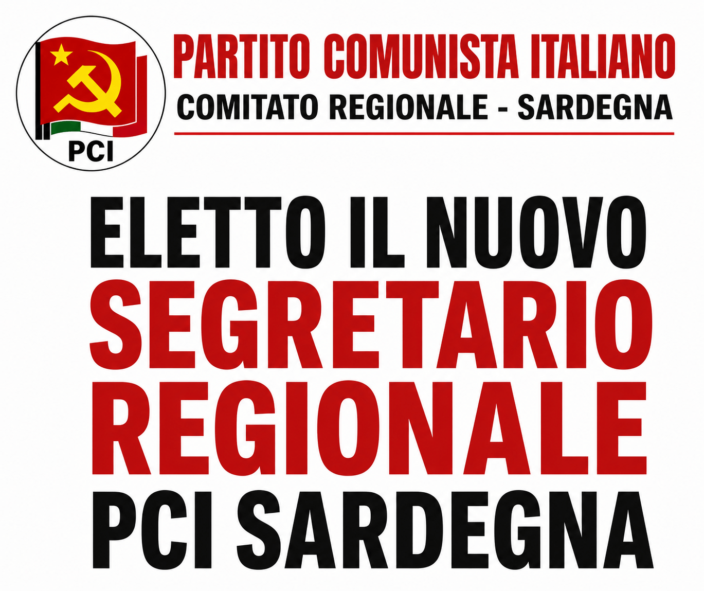 Immagine dell'articolo: PARTITO COMUNISTA ITALIANOCOMITATO REGIONALE – SARDEGNA