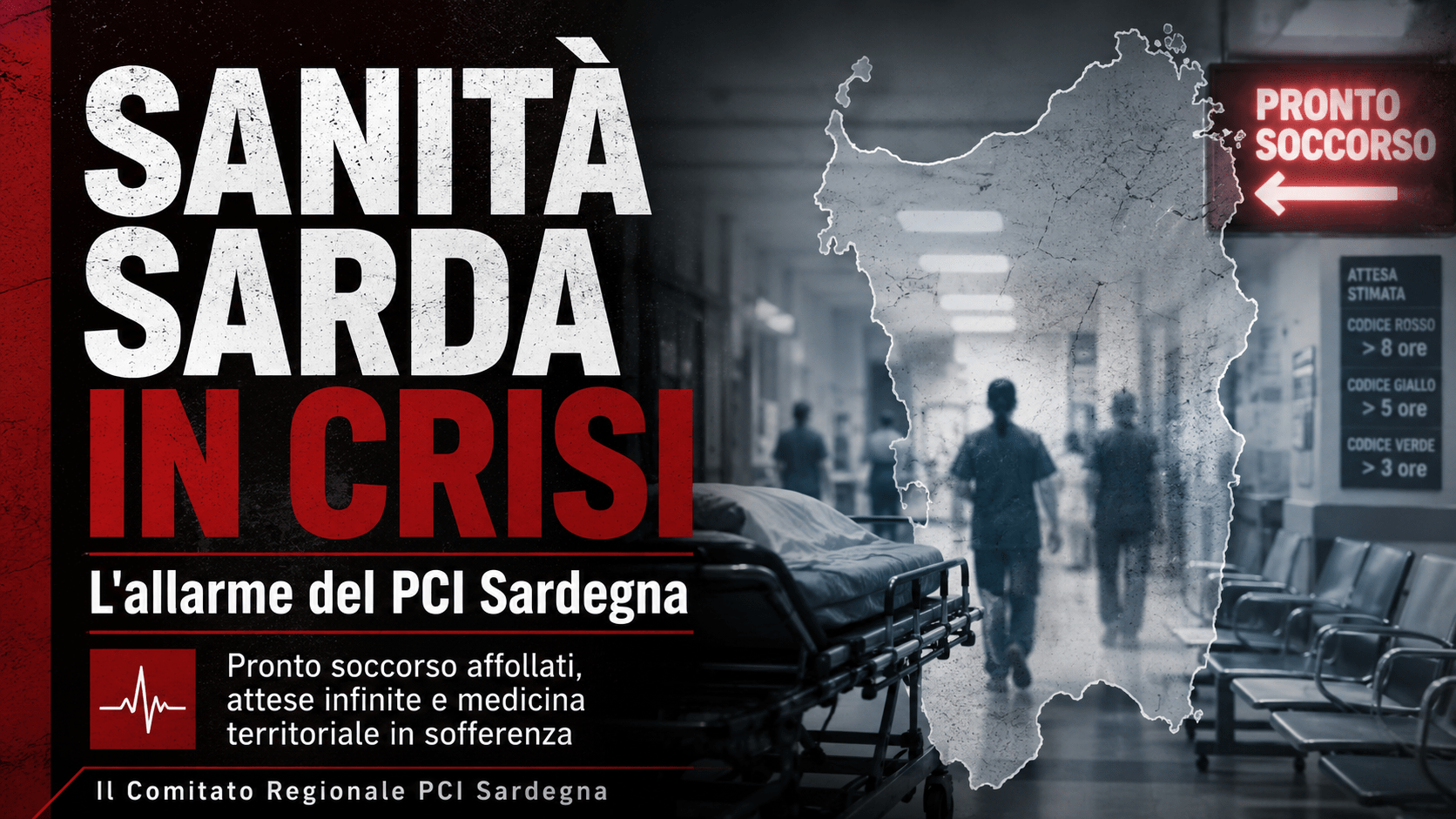 Immagine dell'articolo: grave criticità del Servizio Sanitario della Regione Sardegna.