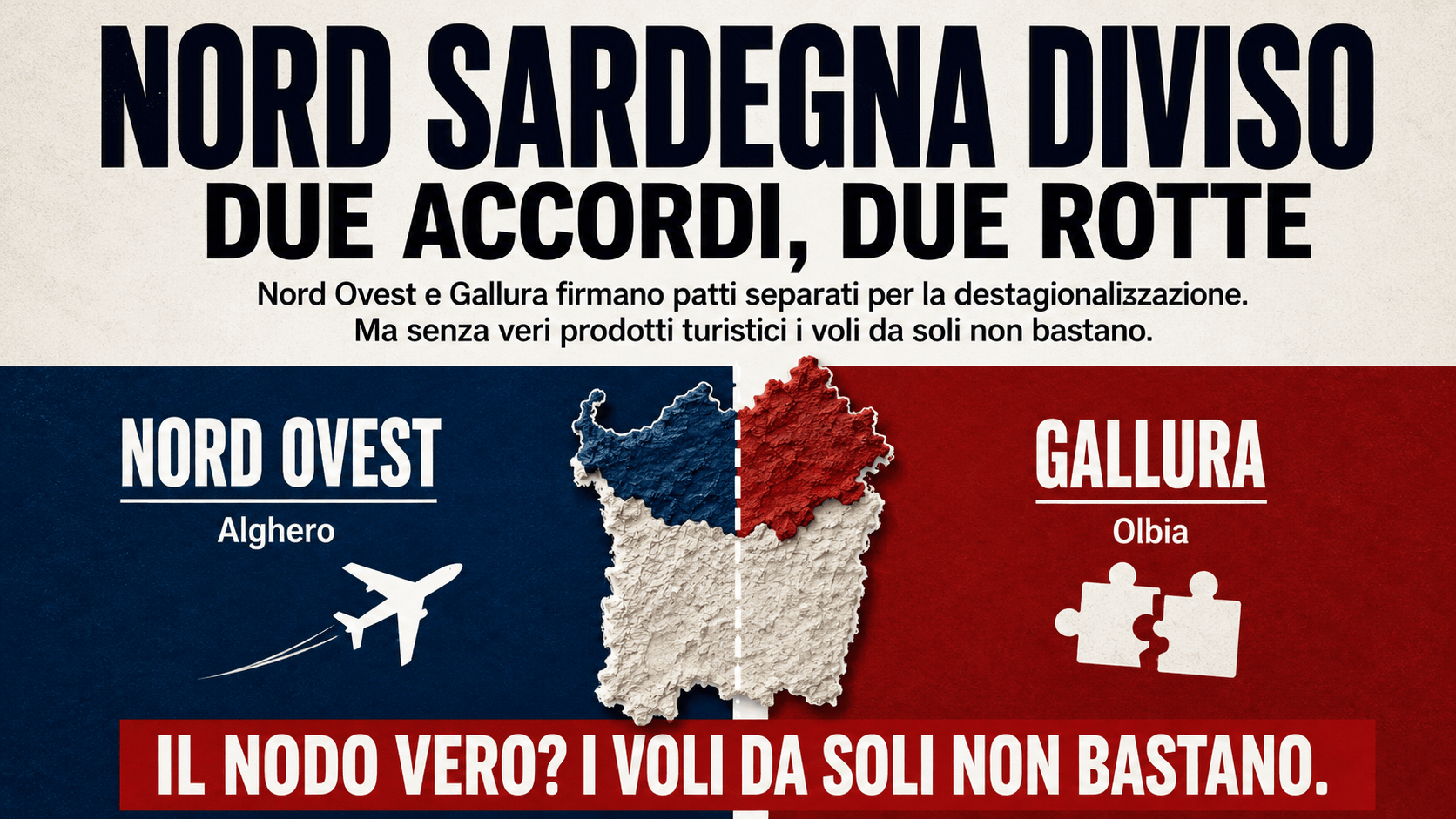 Immagine dell'articolo: Destagionalizzazione, due patti e una verità: Nizzi parla di Gallura, Cacciotto di Alghero.