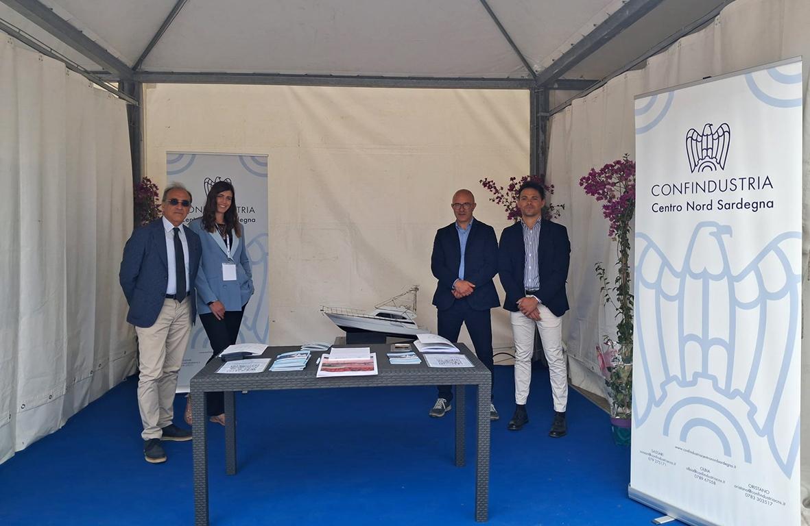 Stand Confindustria CNS Fiera Nautica — Confindustria Centro Nord Sardegnaalla Fiera Nautica a Porto Rotondo