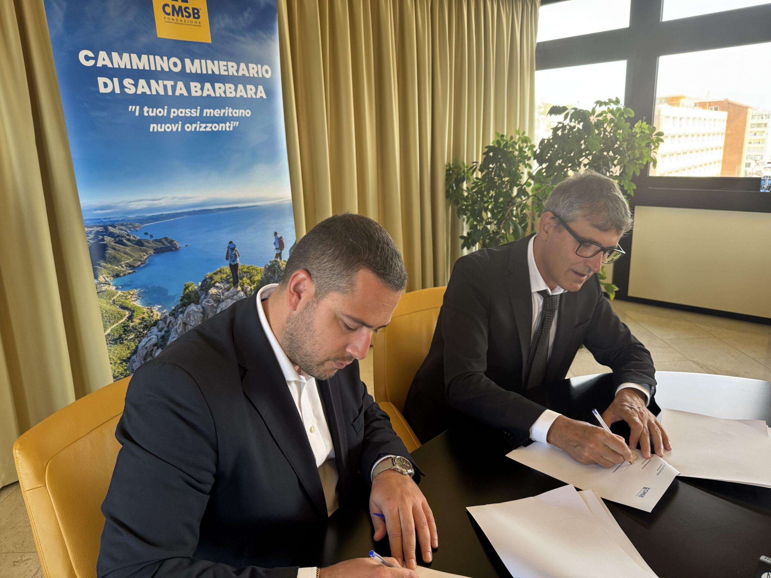 firma accordo CMSB e BdS — UNA NUOVA ALLEANZA PER LA SARDEGNA CHE CAMMINA