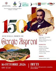 Bitti celebra Giorgio Asproni a centocinquanta anni dalla morte