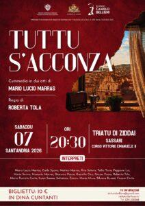 “Tuttu s’acconza” con il teatro in Sassarese